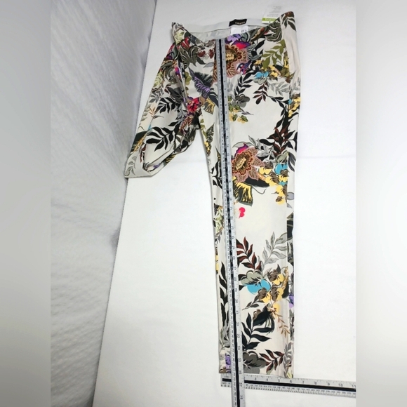 Cos Floral Cotton Ankle Pants. Ladies Size 10p - Picture 5 of 8